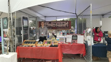 Cemetech founder Kerm Martian with the booth.