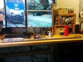 From left to right, power car 2007, first class car 3208, business class car 3528, business class car 3517, cafe car 3306, business class car 3528 (from an alternate universe!), end business class car 3409, and power car 2006.