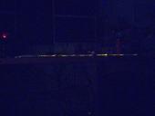 With DCC power hooked up to the tracks, attempting to photograph the interior lights on the train.