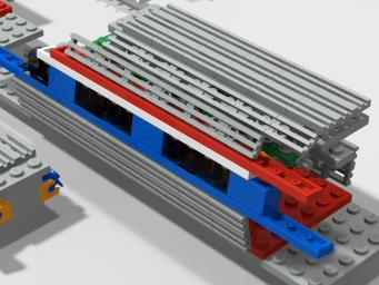 Combining the result with the existing side of the car, and beginning to figure out how to support the roof without occupying the entire interior.