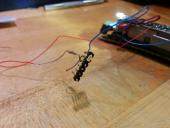 Soldering SMD LEDs to a 6-pin male header 