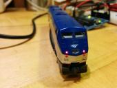 Testing front tail lights. The light leakage appears even more minimal in person.