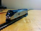 Final view: oblique front, headlights and ditch lights on
