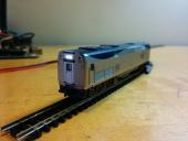 Final view: rear, rear headlights on