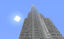 The Chrysler Building, from the base looking toward the top